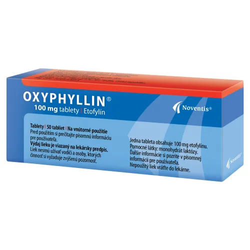 Noventis Oxyphyllin 100 mg 50 tabliet