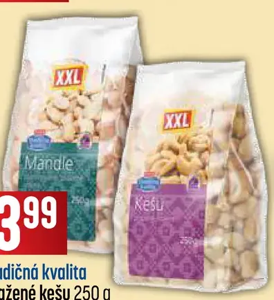 Pražené mandle