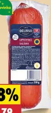 Liptovská saláma 70 % Delisso