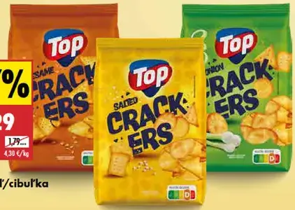 Krekery sezam/soľ/cibuľka