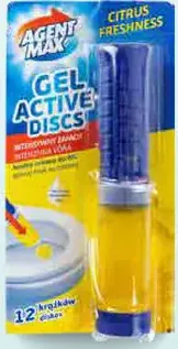Gélový WC blok Active Discs Agent Max, rôzne druhy