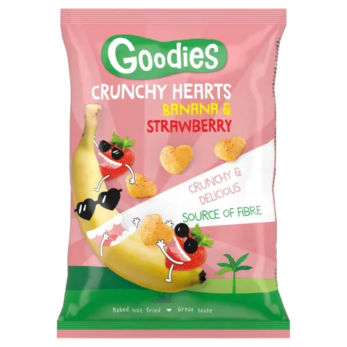 Goodies Chrumky srdiečka banán a jahoda