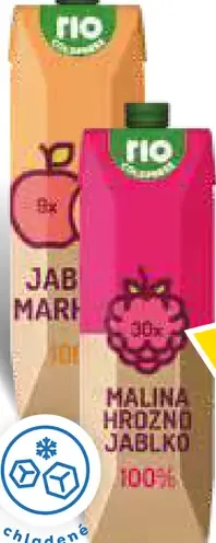 Rio Cold Press 100 % šťava – rôzne druhy