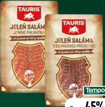 Jeleň saláma – 2 druhy