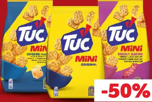 TUC Mini krekery rôzne druhy