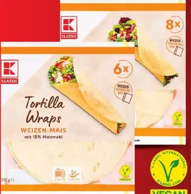K-Classic kukuričné tortilly Weizen-Mais