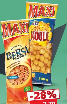 Bersi Snack slané snacky, rôzne druhy