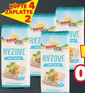 Bona Vita ryžové chlebíčky jemne solené