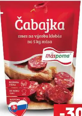 Mäspoma Klobásová zmes korenia Čabajka