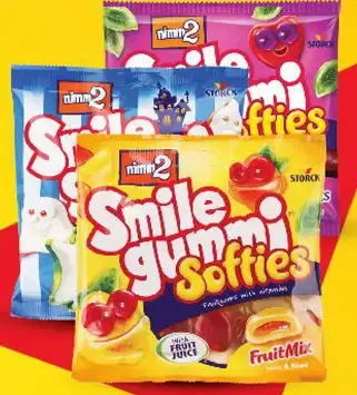 Smile gummies cukríky, rôzne druhy