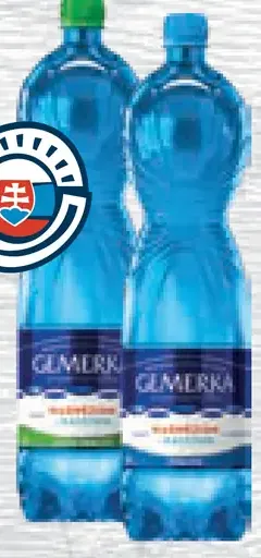 Gemerka minerálna voda tichá, perlivá a jemne perlivá