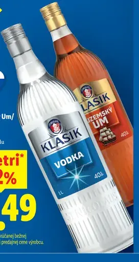 Klasik tuzemský um a vodka