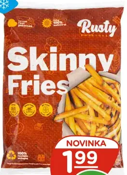 Rusty Skinny Fries zemiakové hranolky