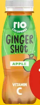 Rio Cold Press Ginger shot, vybrané druhy
