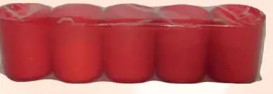 Náhrobná sviečka plastová