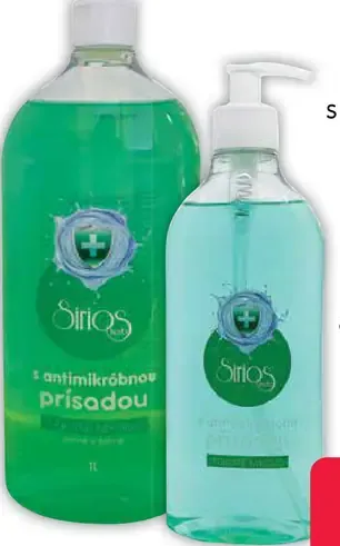 Sirios Herb antibakteriálne tekuté mydlo s pumpičkou