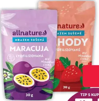 Allnature mrazené sušené marakuja
