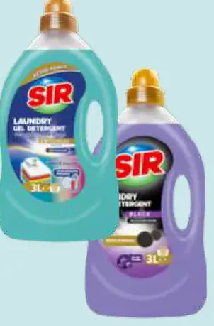 Sir prací gél, vybrané druhy
