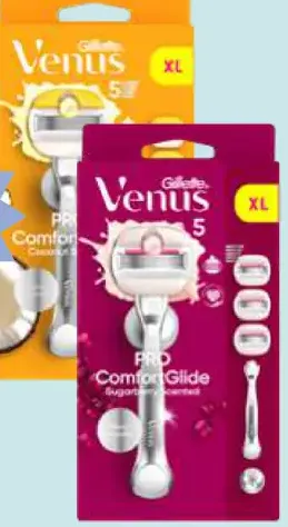 Gillette Venus PRO ComfortGlide holiaci strojček s náhradnými hlavicami a nástenným držiakom
