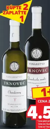 Vinárstvo Trnovec Chardonnay a Frankovka modrá