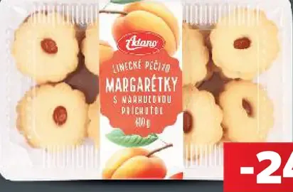 Linecké pečivo s marhuľovou náplňou a mandľami