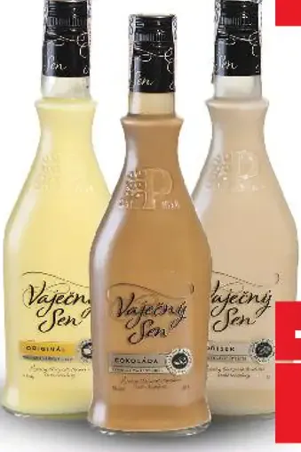 Vaječný sen likér – rôzne druhy, 15 % alkoholu