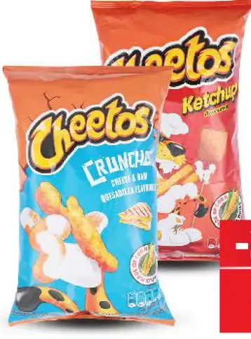 Cheetos chrumky – rôzne druhy