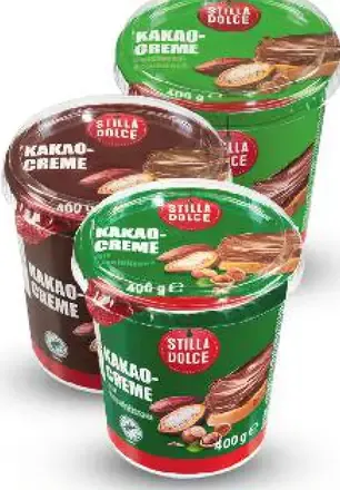 Stilla kakaová nátierka, rôzne druhy