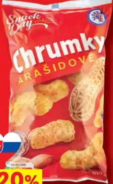Snack Day Arašidové chrumky