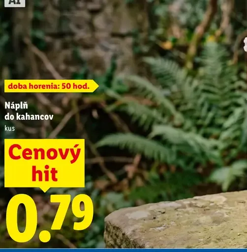 Náplň do kahancov, doba horenia 50 hod.