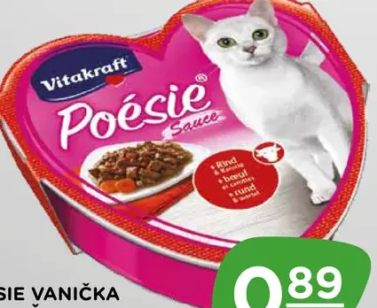 Vitakraft Poésie vanička pre mačky, hovädzie a mrkva
