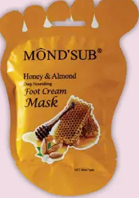 Mônd'sub Honey & Almond Foot Cream Mask