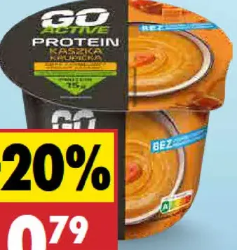 Go Active proteínový krupicový dezert rôzne druhy