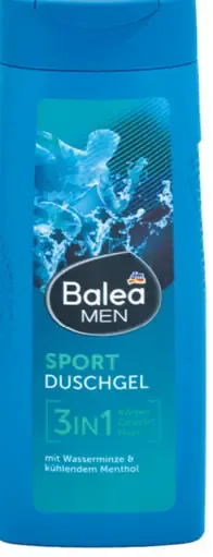 Balea MEN Sport pánsky sprchovací gél 3 v 1