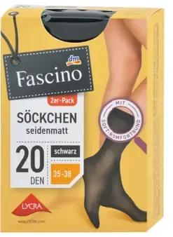 Fascino hodvábne matné pančuchové ponožky