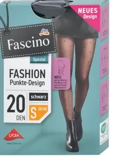 Fascino FASHION Punkte-Design pančuchové nohavice