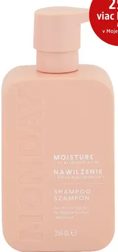 Monday Moisture + Hyaluronic Acid šampón na vlasy