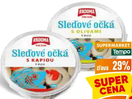 Radoma Sleďové očká s olivami