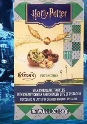 Witor’s Harry Potter čokoládové pralinky s pistáciovou náplňou