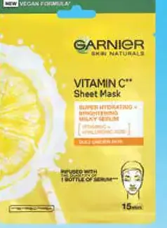 Garnier textilná maska s vitamínom C