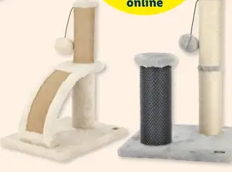 Max & Milas World škrabací kmeň s masážnou doskou/kefou