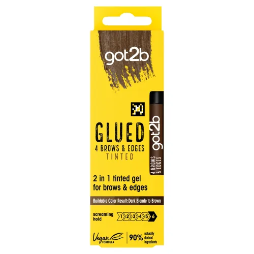 got2b Tinted Glued Gel stylingový gél na obočie a baby vlásky