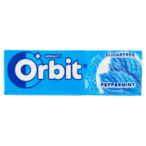 Wrigley's Orbit Peppermint žuvačka bez cukru s mätovou príchuťou