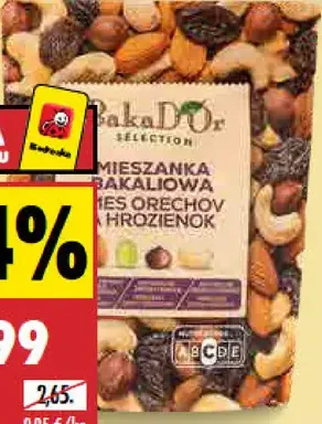 Zmes orechov a hrozienok