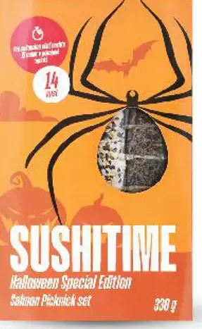 Sushitime Halloween Special Edition sushi s lososom