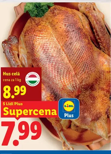 Hus celá – Lidl Plus cena