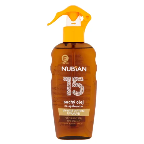 Nubian Suchý olej na opaľovanie