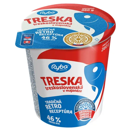 Ryba Košice Treska treskoslovenská v majonéze