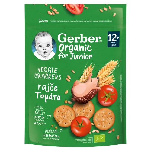 GERBER Organic krekry s rajčinami