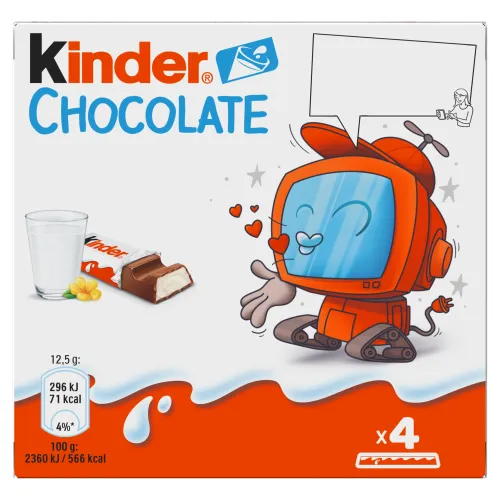 Kinder Chocolate tyčinky z mliečnej čokolády s mliečnou náplňou
